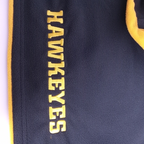 COLUMBIA IOWA HAWKEYES PULLOVER‎ FLEECE TOP W/HOOD SIZE 7 YOUTH NWT - Picture 7 of 15